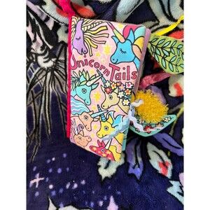 Jellycat Unicorn tails crinkle Fabric Book for babies